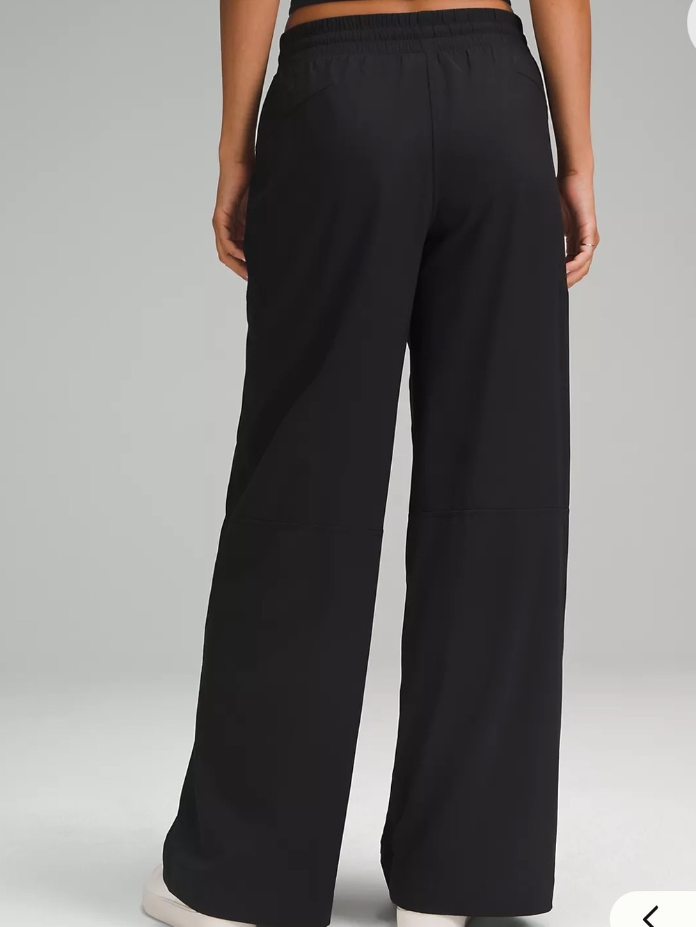 Lululemon Swift Mid Rise Wide Leg Pants | Size 10 | Black Casual Flowy - Picture 3 of 9
